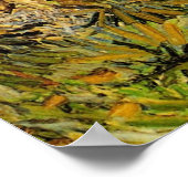 聖パウル病院の庭の草原（Vincent van Gogh） ポスター (角)