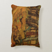 聖パウル病院の庭　ヴィンセント・ヴァン・ゴッホ アクセントクッション (裏面(縦))