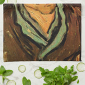 聖パウル病院の患者(せいパウルびょういんのかんじゃ)by ヴィンセント・ヴァン・ゴッホ キッチンタオル (折り畳み)