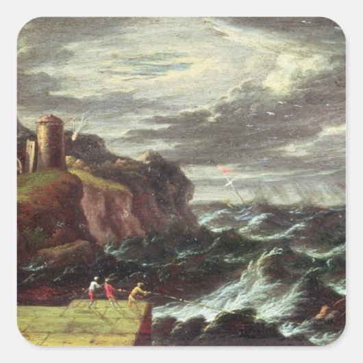 聖パウロがマルタに到着 スクエアシール (正面)