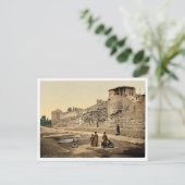 聖パウロが逃れた壁、ダマスカス、聖なるL ポストカード (スタンド正面)