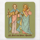聖パウロと聖ペトロ、使徒（RLS 13 & 14） マウスパッド (正面)
