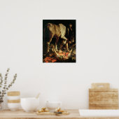 聖パウロの回心、カラヴァッジョ ポスター (キッチン)