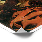 聖パウロの回心、カラヴァッジョ ポスター (角)