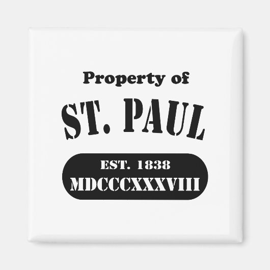 聖パウロの財産 マグネット (正面)