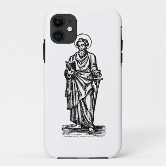 聖パウロの霊の剣アート Case-Mate iPhoneケース (裏面)