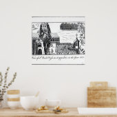 聖パウロ十字架の眺め ポスター (キッチン)