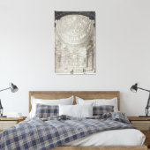 聖パウロ大聖堂のインテリア, 1817 キャンバスプリント (インサイチュ (寝室))