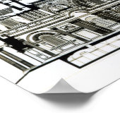 聖パウロ大聖堂の断面 ポスター (角)