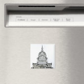 聖パウロ大聖堂の断面 マグネット (インサイチュ (食洗機))