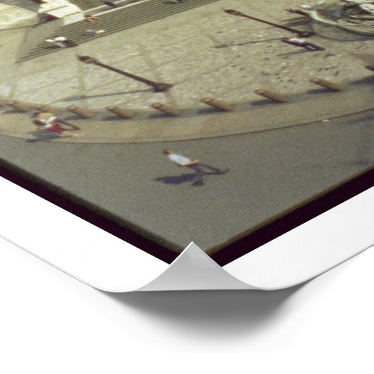 聖パウロ大聖堂の西側の正面、Siによって設計された ポスター (角)