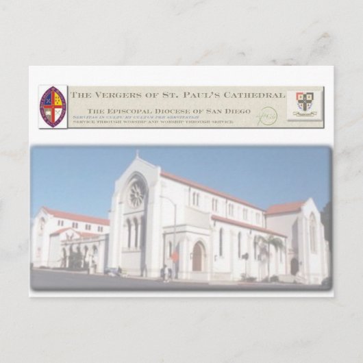 聖パウロ大聖堂はがき ポストカード (正面)