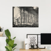 聖パウロ大聖堂ローマ1823年火災 ポスター (ホームオフィス)