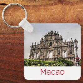 聖パウロ教会のマカオ廃墟中国土産 キーホルダー