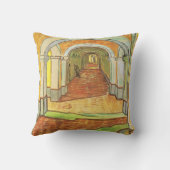 聖パウロ精神病院の廊下（せいパウロせいしんびょういんのろうか）by ヴィンセント・ヴァン・ゴッホ クッション (裏面)