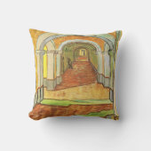 聖パウロ精神病院の廊下（せいパウロせいしんびょういんのろうか）by ヴィンセント・ヴァン・ゴッホ クッション (正面)