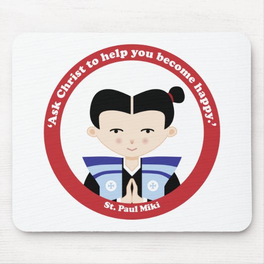 聖パウロ美樹 マウスパッド (正面)
