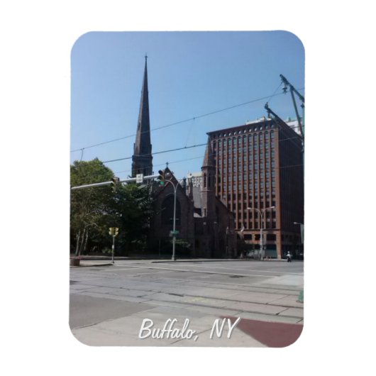 聖パウロ聖公会と保証建物 マグネット (縦)