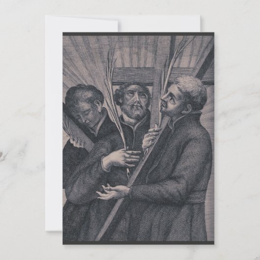 聖パウロ・ミキ 日本のカトリック宣教師 招待状 (正面)