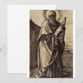 聖パウロ 使徒 国々の教師の芸術 招待状 (正面/裏面)