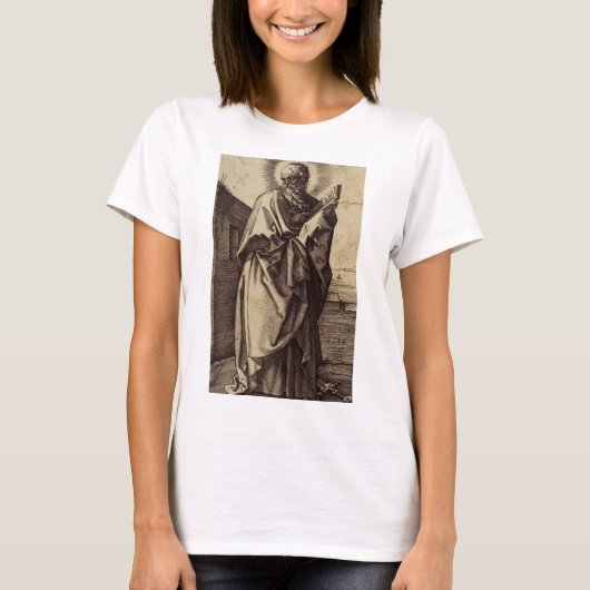 聖パウロ apostle - 神聖な古典芸術 tシャツ (正面)