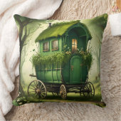 聖パテお洒落ィのジプシー・ワゴン、聖パトリックの日 クッション (ブランケット)
