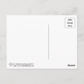 聖パトリックのキノコのはがき ポストカード (裏面)