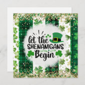 聖パトリックのシェナニガン シーズンカード (正面/裏面)
