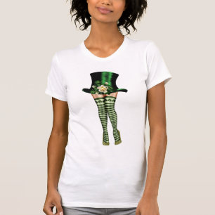 聖パトリックのデイウーマンのTシャツ Tシャツ