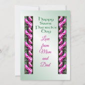 聖パトリックの娘賛美と義理の息子の日 シーズンカード (裏面)