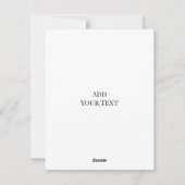 聖パトリックの幸運なチャームシャムロックかわいい写真 シーズンカード (裏面)