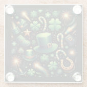 聖パトリックの幸運 ガラスコースター (裏面)