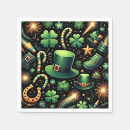 聖パトリックの幸運 スタンダードカクテルナプキン