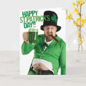 聖パトリックの日おめでとう！ カード (黄色い花)