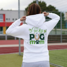 聖パトリックの日かわいい1ラッキーパグママ