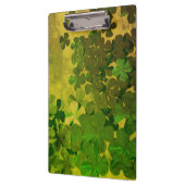 聖パトリックの日と幸運‎四葉のクローバー クリップボード (左)