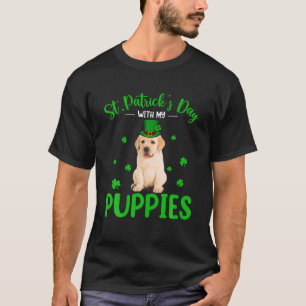 聖パトリックの日と私の子犬St Patrick Leprec Tシャツ