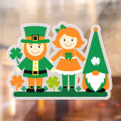聖パトリックの日にしがみつく幸運の分隊ウィンドウ ウィンドウサイン (シート2)