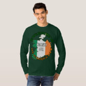 聖パトリックの日にみんなアイルランド人 Tシャツ (正面フル)