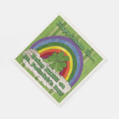 聖パトリックの日にアイルランド語であること スタンダードランチョンナプキン (角)