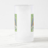 聖パトリックの日にアイルランド語であること フロストグラスビールジョッキ (中央)