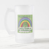 聖パトリックの日にアイルランド語であること フロストグラスビールジョッキ (左)