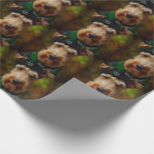 聖パトリックの日に愛犬を飼う ラッピングペーパー (角)