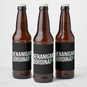 聖パトリックの日のいたずらコーディネーター ビールラベル