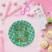 聖パトリックの日のおもしろい愛らしい"パーティーレプレシュアン" ペーパープレート (パーティー)