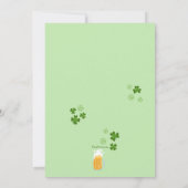 聖パトリックの日のお祝いをしよう 招待状 (裏面)