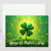聖パトリックの日のご挨拶 (正面/裏面)