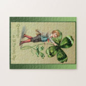 聖パトリックの日のご挨拶 ジグソーパズル (横)