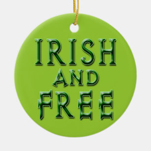 聖パトリックの日のためのアイルランド語と無料 セラミックオーナメント