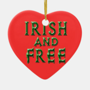 聖パトリックの日のためのアイルランド語と無料 セラミックオーナメント